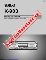 View K-903 pdf OWNER'S MANUAL