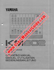 View KM802 pdf Owner's Manual (Image)