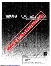 Voir KX-250 pdf MODE D'EMPLOI