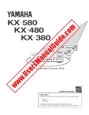 View KX-580 pdf OWNER'S MANUAL