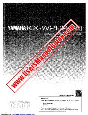 Voir KX-W262 pdf MODE D'EMPLOI