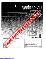 Ver M-70 pdf EL MANUAL DEL PROPIETARIO