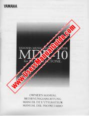 Visualizza MDR-10 pdf Manuale del proprietario (immagine)