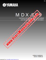 View MDX-595 pdf OWNER'S MANUAL