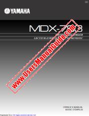 Visualizza MDX-793 pdf MANUALE DEL PROPRIETARIO