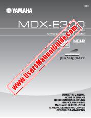 View MDX-E300 pdf OWNER'S MANUAL