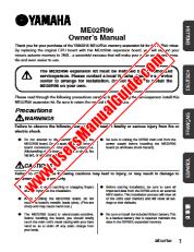 Ver ME02R96 pdf El manual del propietario