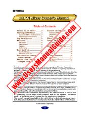 Ver mLAN Mixer pdf El manual del propietario