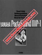 Ver MP-1 pdf Manual De Propietario (Imagen)