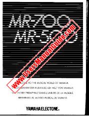 View MR-700 pdf Owner's Manual (Image)