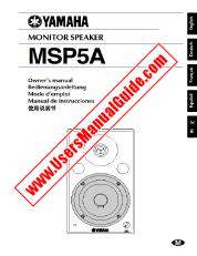 Ver MSP5A pdf El manual del propietario