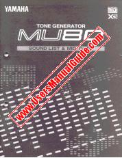 Voir MU80 pdf Sound List & MIDI Data