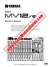View MV12 pdf Owner's Manual