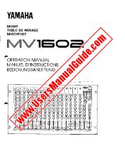 Ver MV1602 pdf Manual De Propietario (Imagen)