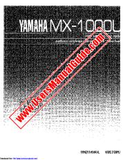 Voir MX-1000 pdf MODE D'EMPLOI