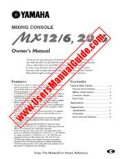 Ver MX20/6 pdf El manual del propietario