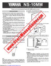 View NS-10MM pdf OWNER'S MANUAL