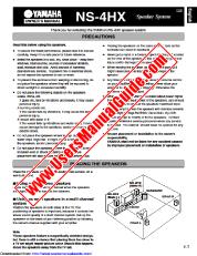 View NS-4HX pdf OWNER'S MANUAL