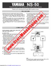 View NS-50 pdf OWNER'S MANUAL