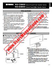 Visualizza NS-C8800 pdf MANUALE DEL PROPRIETARIO
