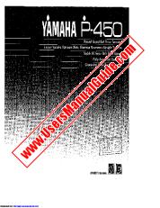 Visualizza P-450 pdf MANUALE DEL PROPRIETARIO