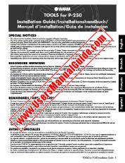 Voir P-250 pdf Guide d'installation