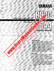 Voir RB30 pdf Manuel du propriétaire (de l'image)