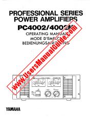 View PC4002 pdf Owner's Manual (Image)
