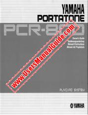 Ver PCR-800 pdf Manual De Propietario (Imagen)