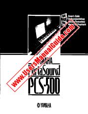 Ver PCS-500 pdf Manual De Propietario (Imagen)