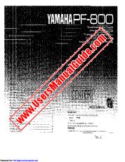 Visualizza PF-800 pdf MANUALE DEL PROPRIETARIO