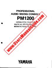 Voir PM1200 pdf Manuel du propriétaire (de l'image)