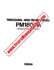 Ver PM1800A pdf Manual De Propietario (Imagen)
