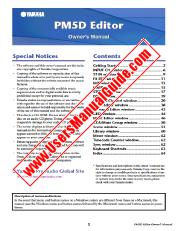 Voir PM5D-RH pdf Mode d'emploi de PM5D Editor