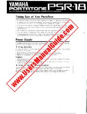 Visualizza PSR-18 pdf Manuale del proprietario (immagine)