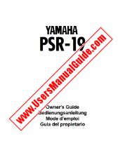 Ver PSR-19 pdf Manual De Propietario (Imagen)