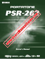Ansicht PSR-262 pdf Bedienungsanleitung