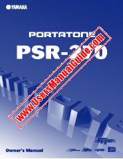 Ansicht PSR-270 pdf Bedienungsanleitung