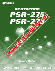 Ver PSR-275 pdf El manual del propietario