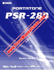 Ansicht PSR-280 pdf Bedienungsanleitung