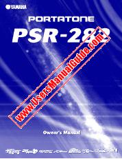 Ansicht PSR-282 pdf Bedienungsanleitung