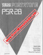Visualizza PSR-28 pdf Manuale del proprietario (immagine)
