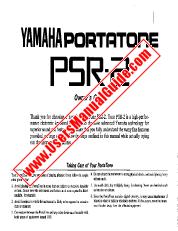 View PSR-2 pdf Owner's Manual (Image)