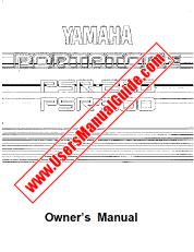 Ver PSR-200 pdf El manual del propietario