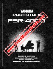 Ver PSR-4000 pdf El manual del propietario