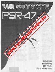 Ver PSR-47 pdf Manual De Propietario (Imagen)