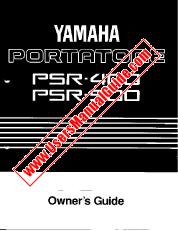Ver PSR-400 pdf Manual De Propietario (Imagen)