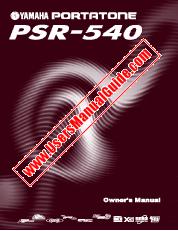 Ansicht PSR-540 pdf Bedienungsanleitung