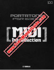 Voir PSR-6300 pdf MIDI Introduction (Image)