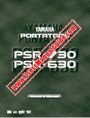 Voir PSR-630 pdf Mode d'emploi